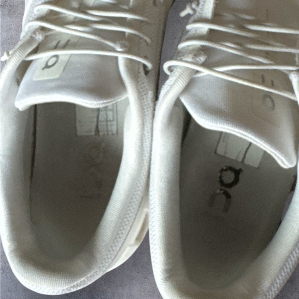 On Running Women’s White Athletic Sneakers - Picture 7 of 8